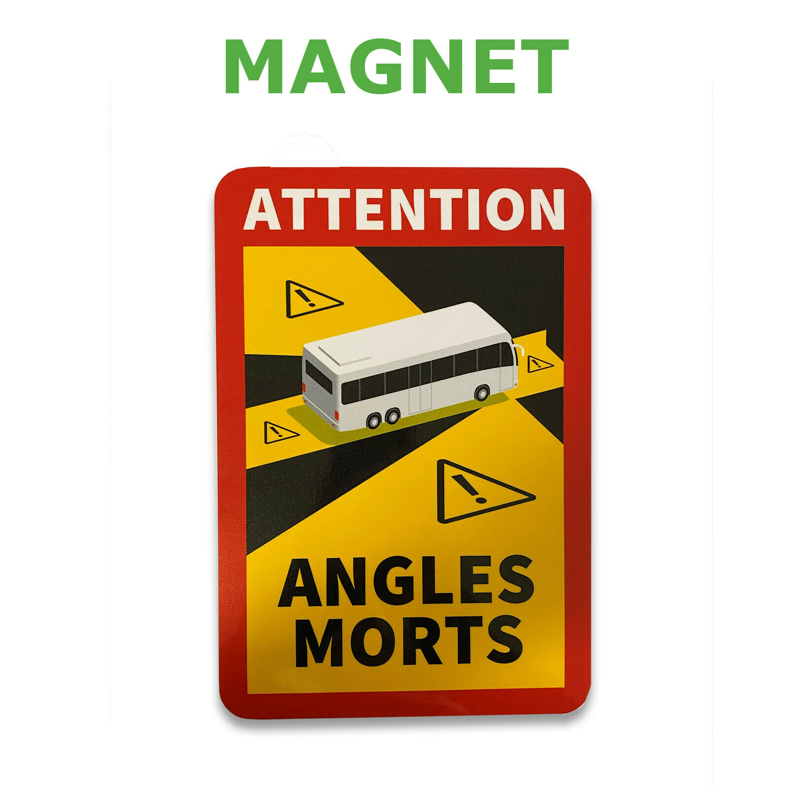 MAGNET Toter Winkel ANGLES MORTS BUS >3,5 t Made in Germany