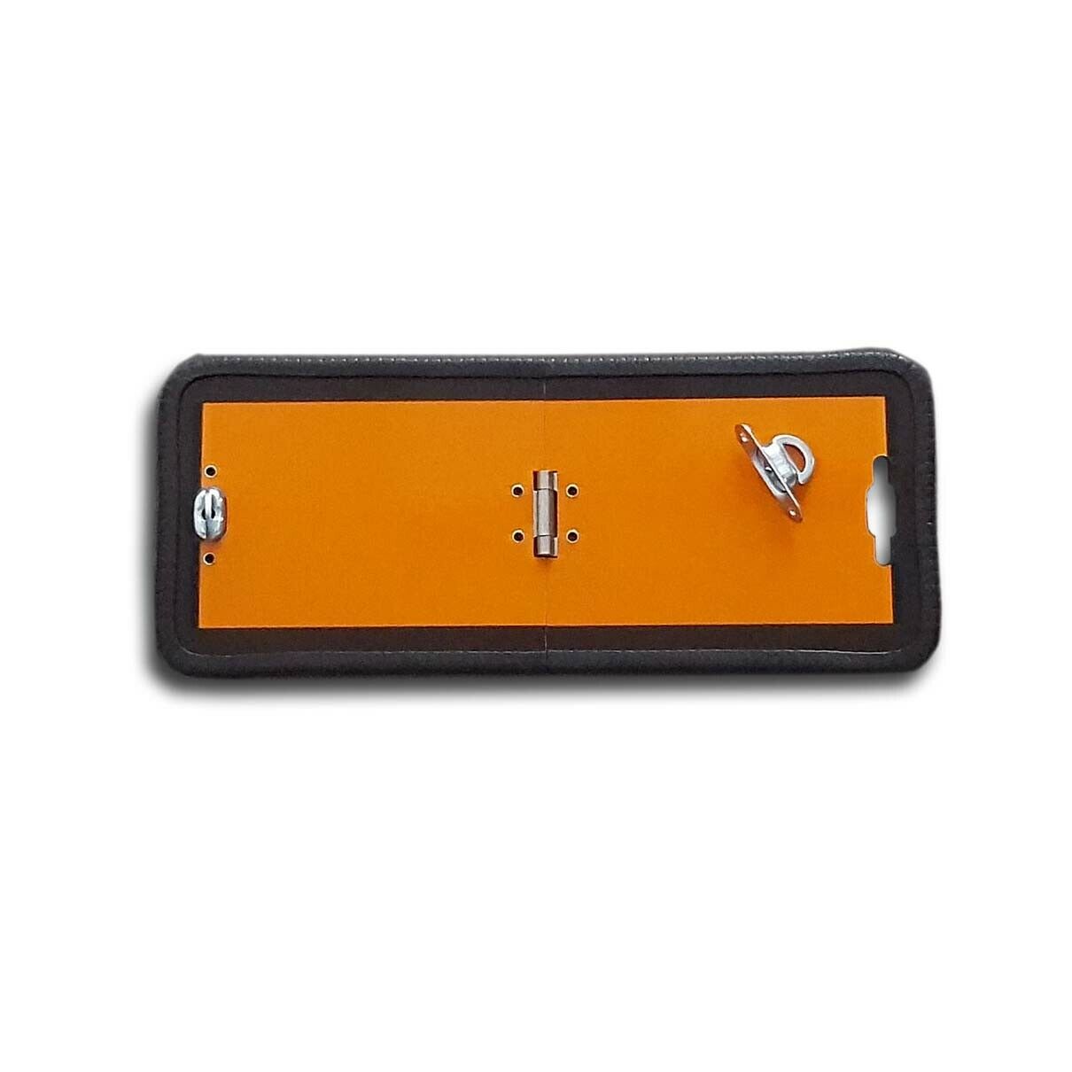 Set ADR Warntafel ALU!!! klappbar 300x120 mm Warnschild Gefahrgut Orange GGVS