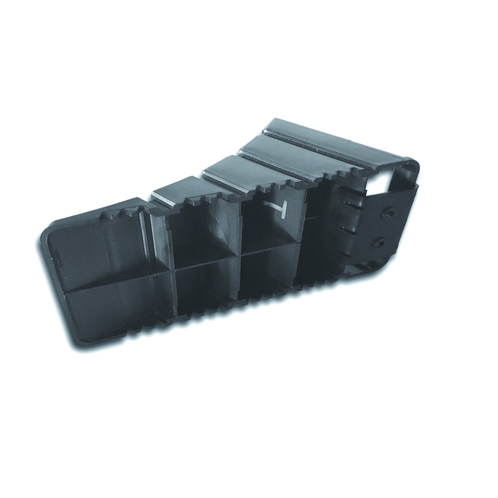 2 x Unterlegkeile PKW-Anhänger schwarz inkl. Halter