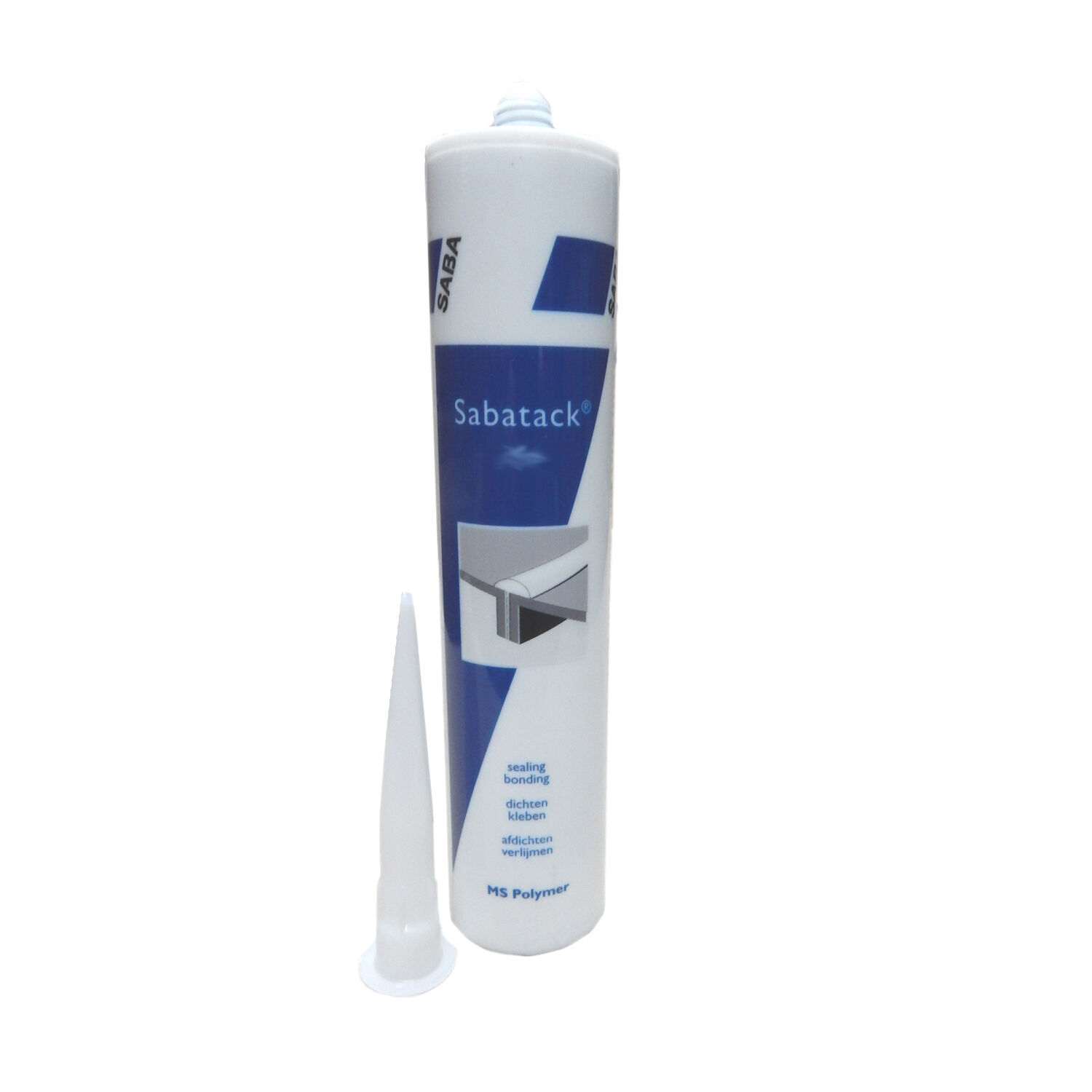 SAUSTARK Sabatack®750 XL MS Polymer Kleber Dichtmasse 290ml Grau,schwarz. weiß