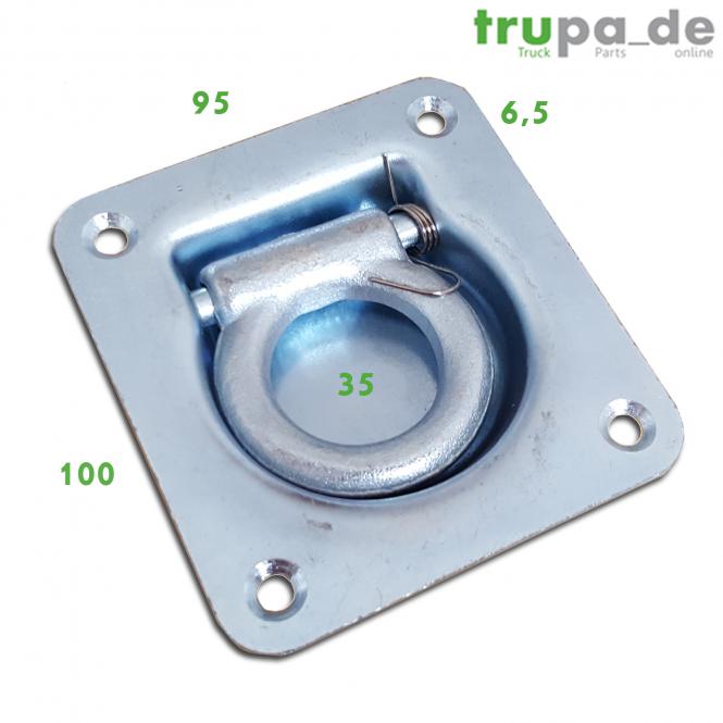 Zurring aus verzinktem Blech 1,2 Tonnen