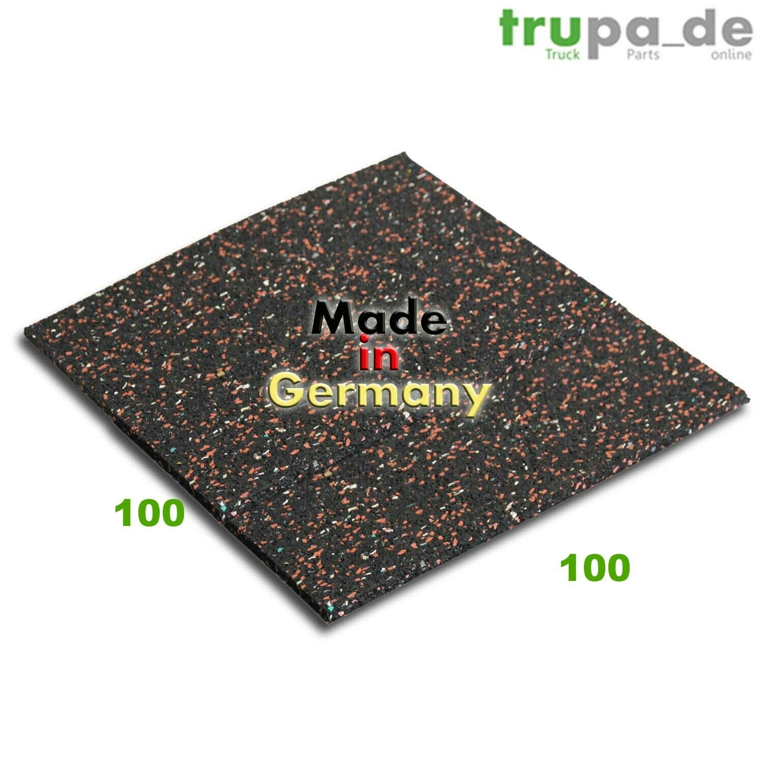 100 x 100 cm Antirutschmatte Schallschutz Antivibarationsmatte Made in Germany