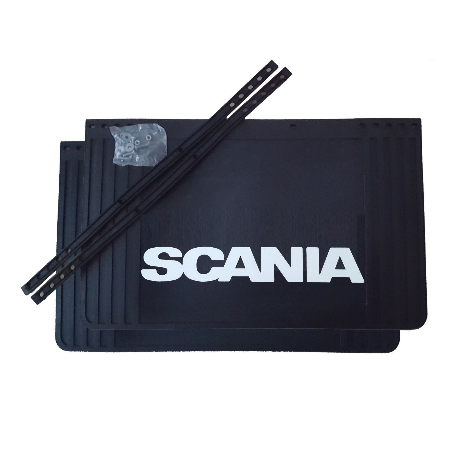 2 x Schmutzfänger Spritzlappen Spritzschutz LKW Anhänger SCANIA