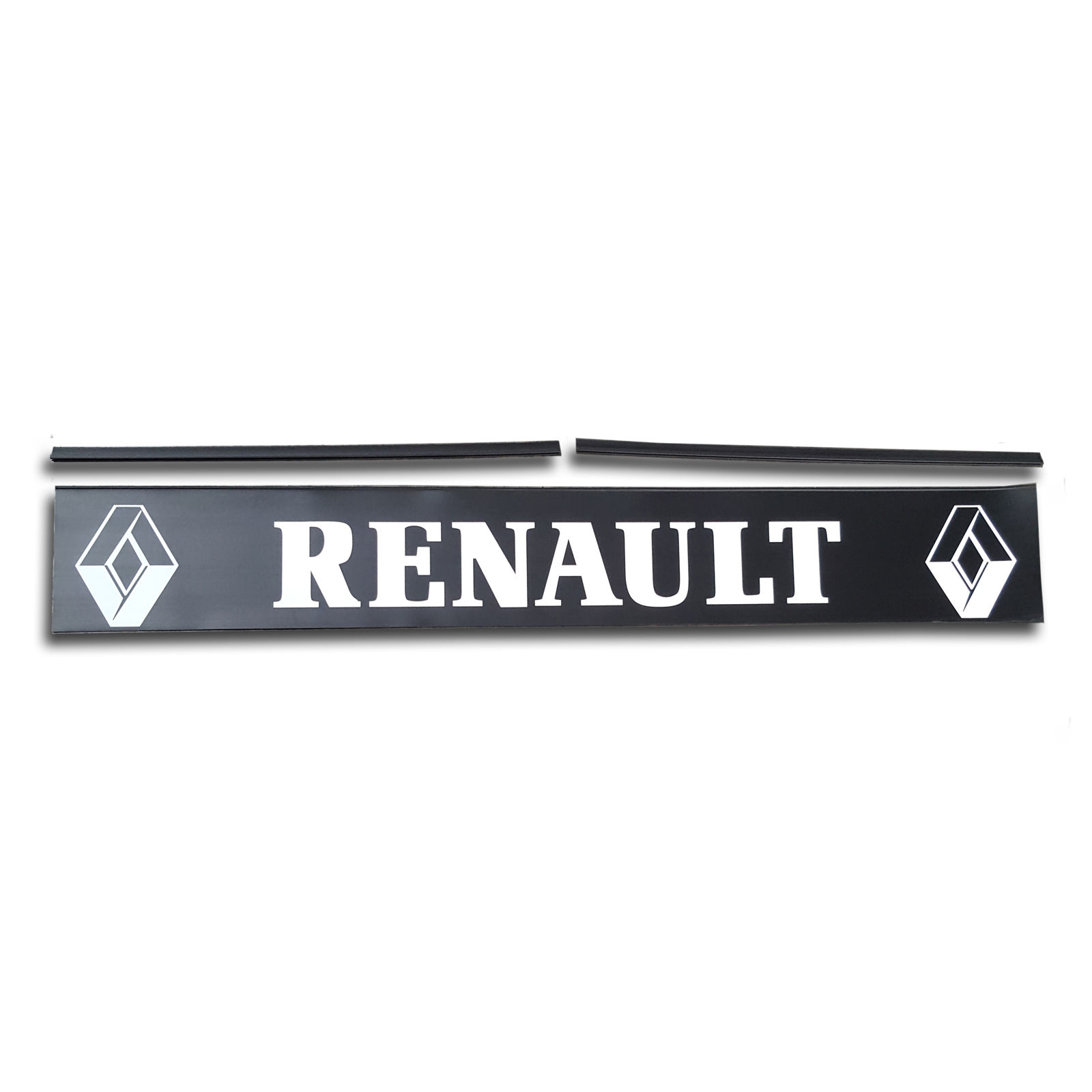 Heckschürze 2400 x 380 mm + Befestigungsschienen Renault LKW Anhänger Auflieger