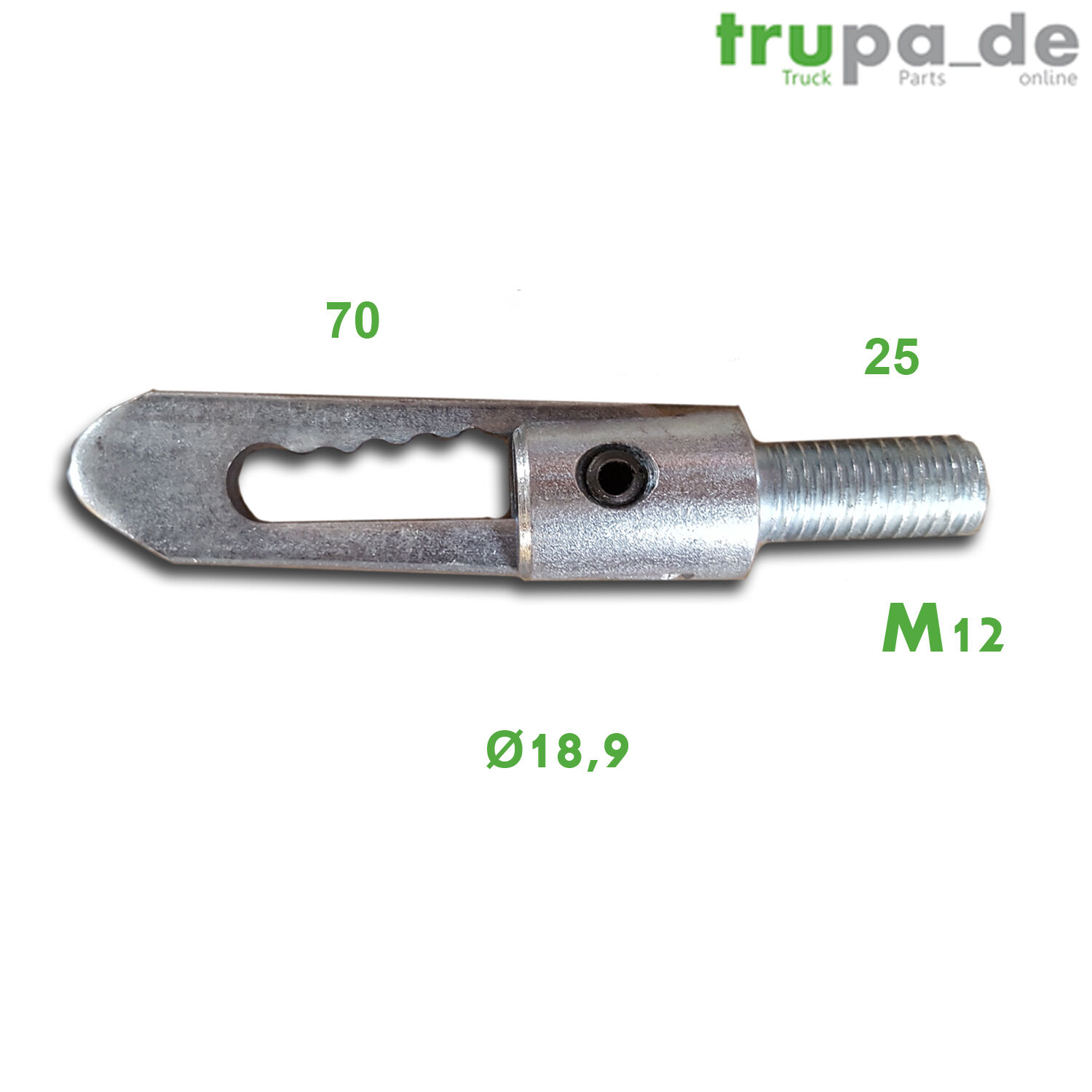 4 x Kippstift für Ø 20 mm mit M12 Gewinde Schnellverschluß Anschrauben-B-WARE!!