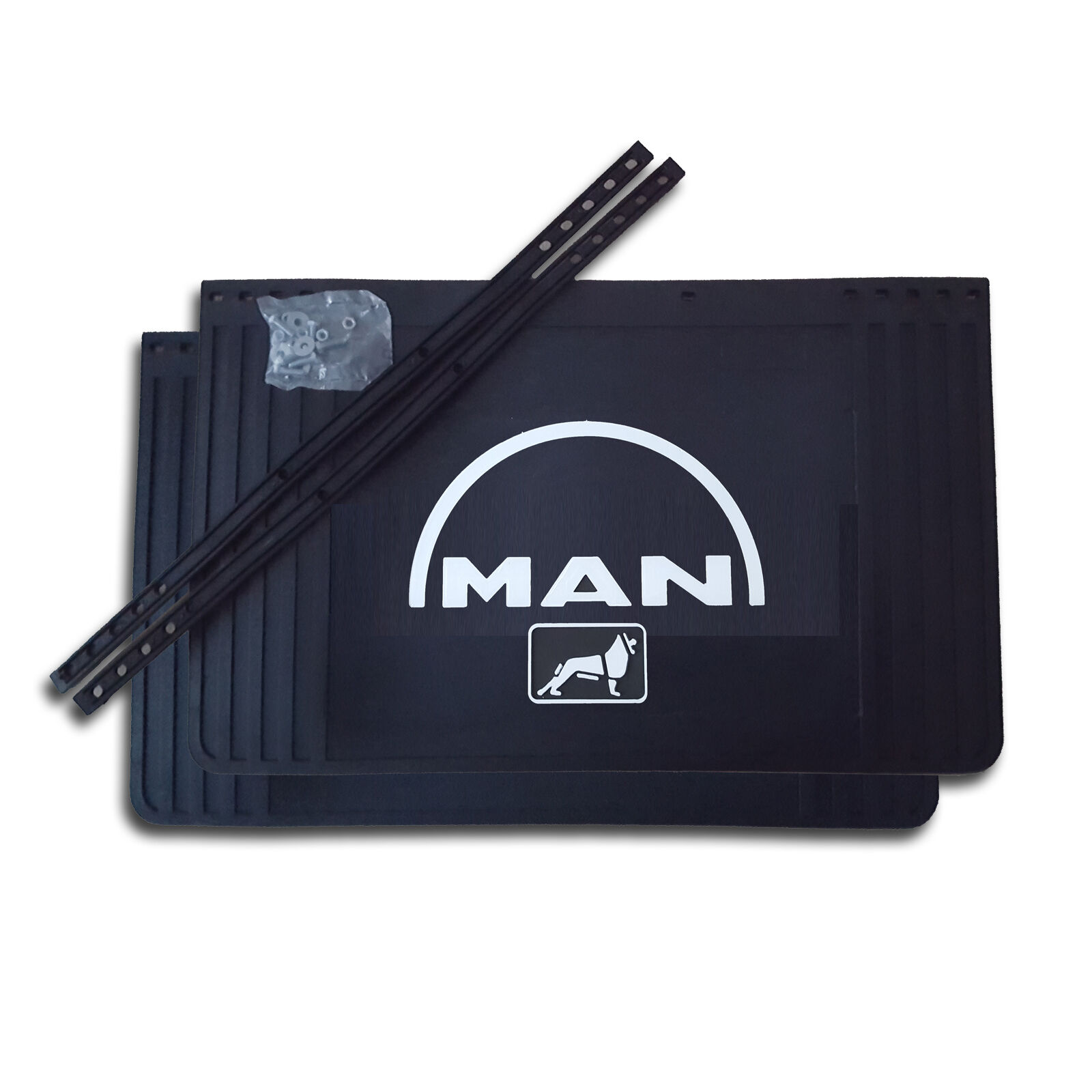 2 x Schmutzfänger Spritzlappen Spritzschutz LKW Anhänger MAN