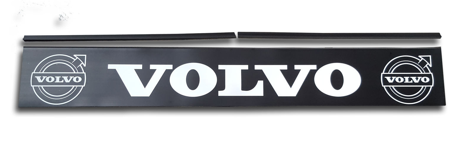 Heckschürze 2400 x 380 mm + Befestigungsschienen VOLVO LKW Anhänger Auflieger