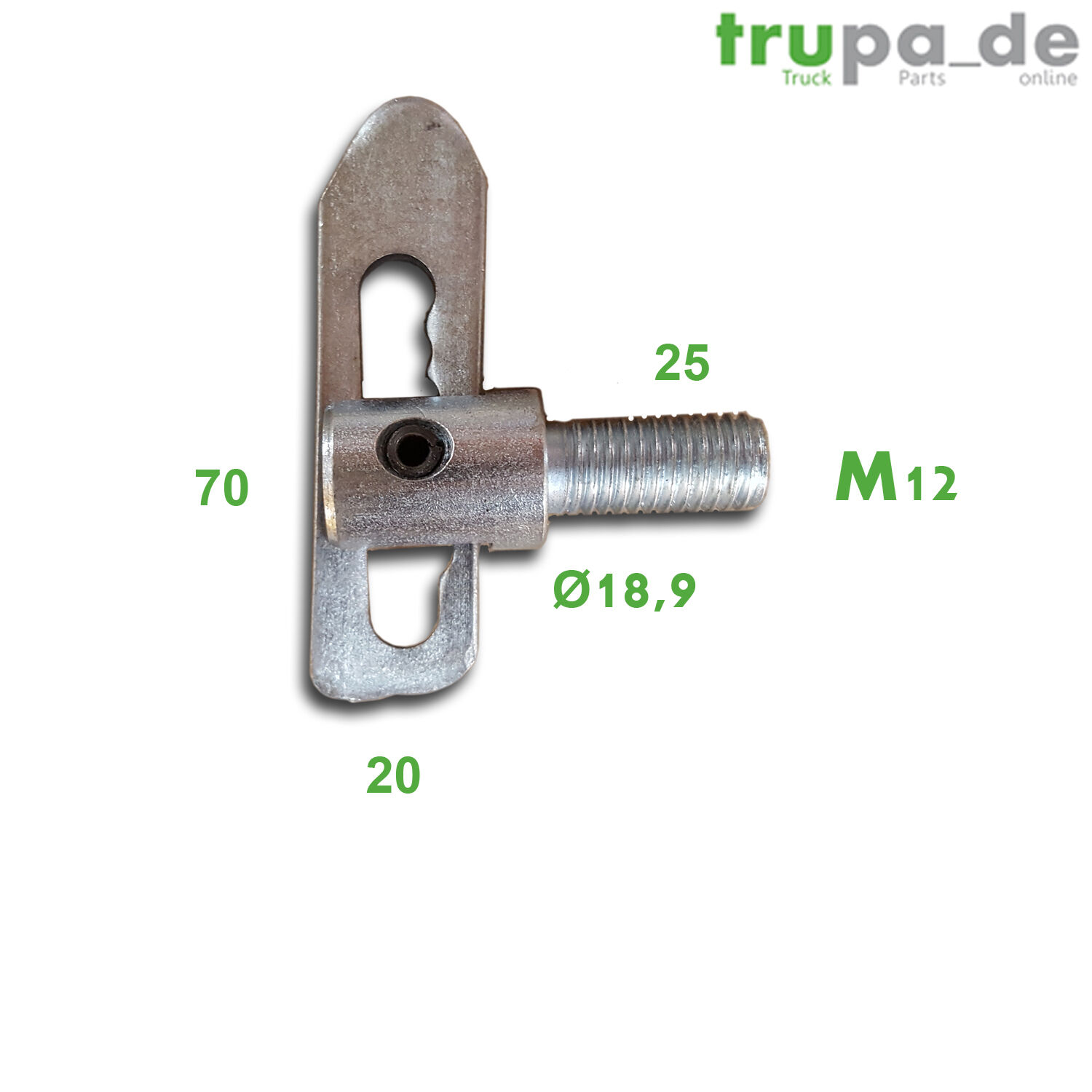 4 x Kippstift für Ø 20 mm mit M12 Gewinde Schnellverschluß Anschrauben-B-WARE!!