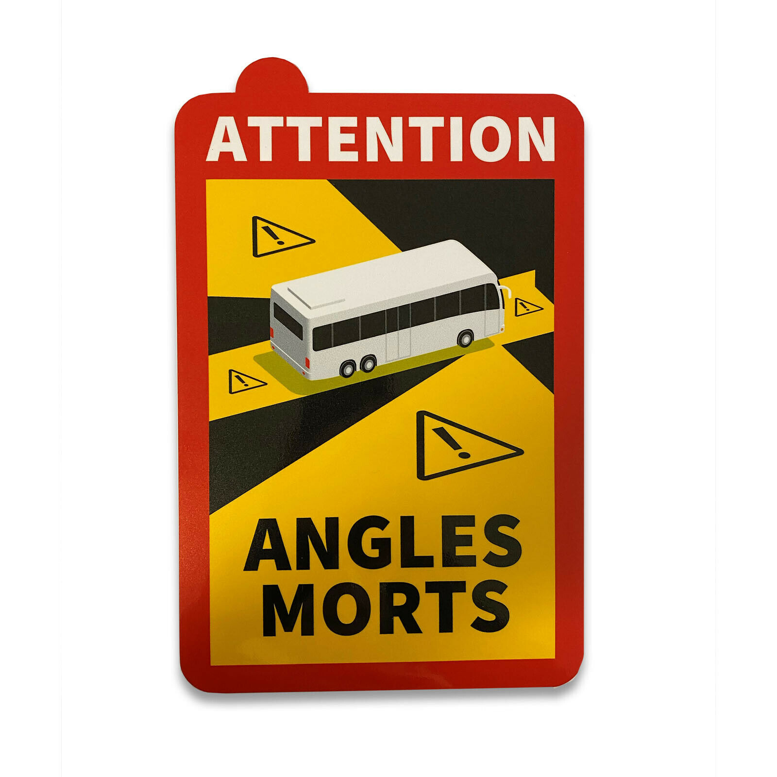 1 x Aufkleber Toter Winkel ANGLES MORTS BUS >3,5 t Made in Germany TOP-Qualität